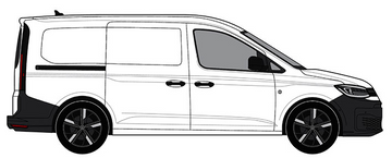 Caddy Cargo Maxi L2 (передній привід, колісна база 2970мм, довжина вантажного відсіку 2150мм), розпашні_двері
