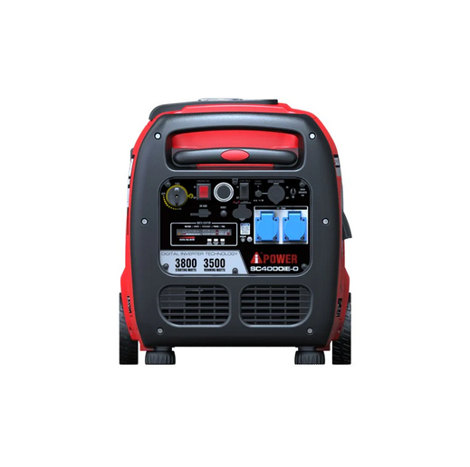 Інверторний 3.5кВт бензиновий генератор A-iPower SC4000iE-O на колесах з ручкою для перевозки