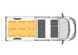 Комплект подвійної кабіни "Комфорт" 4-місний Veris, Movano L3Н2, праві зсувні двері фото 10