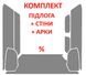 КОМПЛЕКТ 3в1 підлога + стіни фургона Crafter L4H3 (LR, задній/повний привід 4 х 4, довга колісна база 4490мм, довжина вантажного відсіку 4300мм) висота Н3, одинарні колеса фото 1