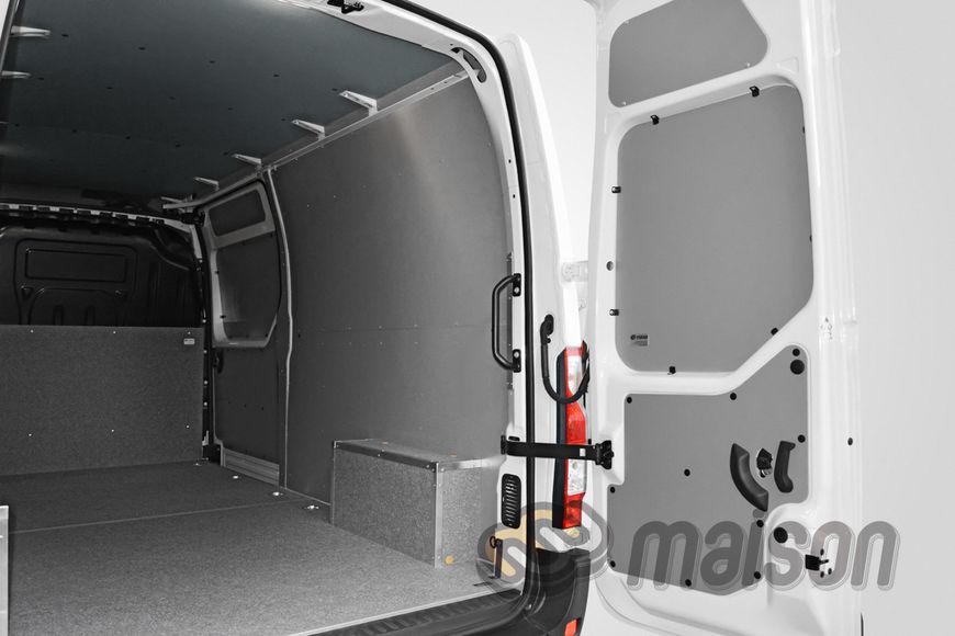 Фанерна обшивка стін фургона Movano L3H2 (задній привід, колісна база 3682мм), спарені колеса, ЛАМІНОВАНА, товщина 5 мм
