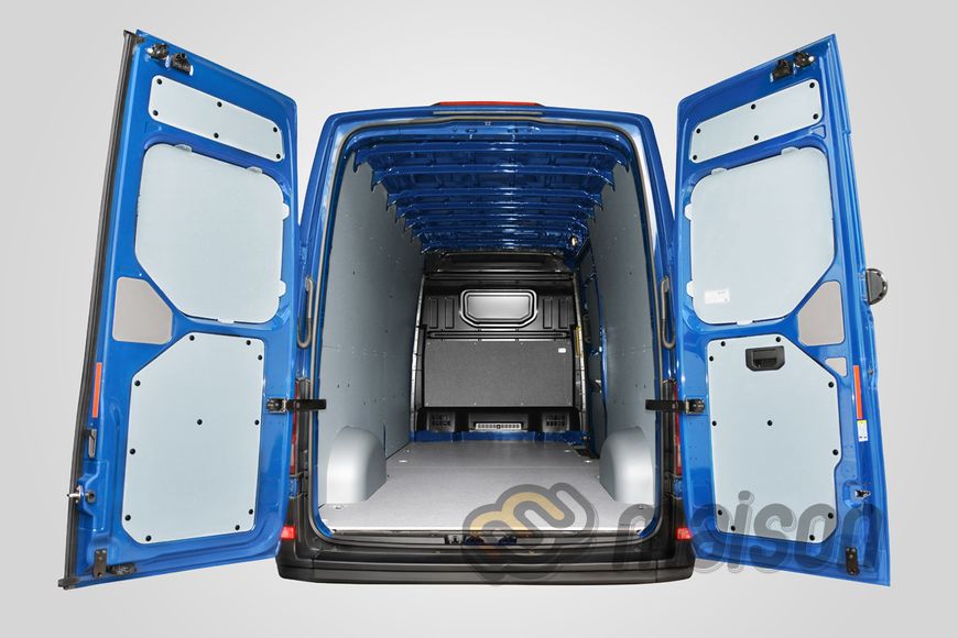 KIT 3in1 floor + walls + arches (HDPE) Crafter L4H3 (LR, RWD 4x4, wheelbase 4490mm, load length 4300mm), single wheel