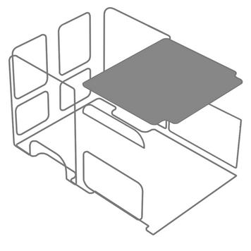 Ceiling of the front cabin of the Maison Jumper Crew Cab L3 (wheelbase 4035mm, load length 2535mm)