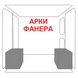 Захист колісних арок "прямокутник" з алюмінієвим каркасом Movano L3, задній привід, спарені колеса (2шт, фанера) фото 1