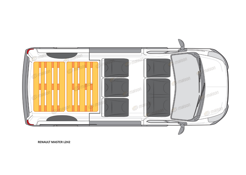 RENAULT MASTER L2H2 ВАНТАЖОПАСАЖИРСЬКИЙ 6 МІСЦЬ