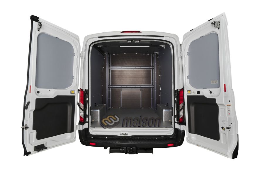 КОМПЛЕКТ 3в1 підлога + стіни +арки HDPE фургона Transit 2T Double Cab L3H2/L3H3 передній привід(колісна база 3750мм, довжина вантажного відсіку 3494мм)