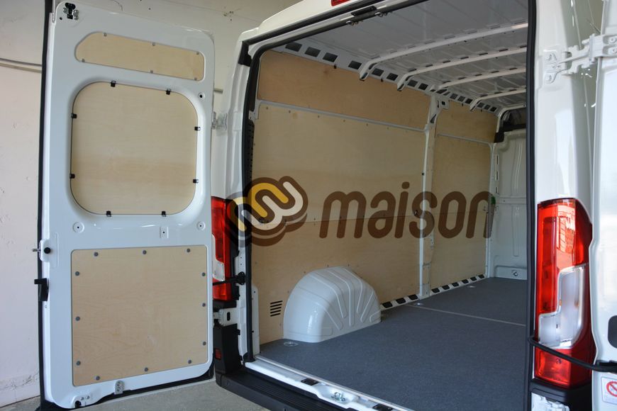 Фанерна обшивка стін фургона Movano L3 (колісна база 4035мм, довжина вантажного відсіку 3705мм) БЕЗ ПОКРИТТЯ, товщина 5 мм