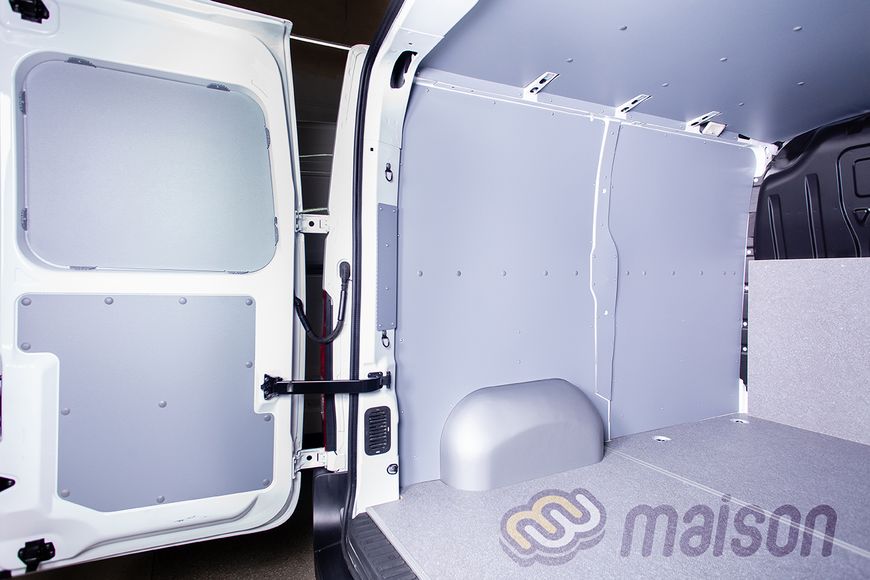 Пластикова обшивка стін фургона Movano L1H1/H2 (передній привід, колісна база 3182мм, довжина вантажного відсіку 2583мм)
