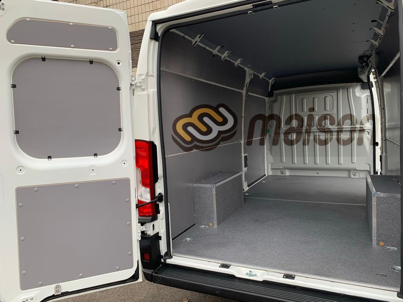 Wheel arch protection "rectangle" with aluminium frame Movano Maxi L4 (2 pcs, plywood)