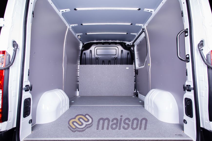 Фанерна обшивка стін фургона Movano L1H1/H2 (передній привід, колісна база 3182мм, довжина вантажного відсіку 2583мм) ЛАМІНОВАНА, товщина 5 мм