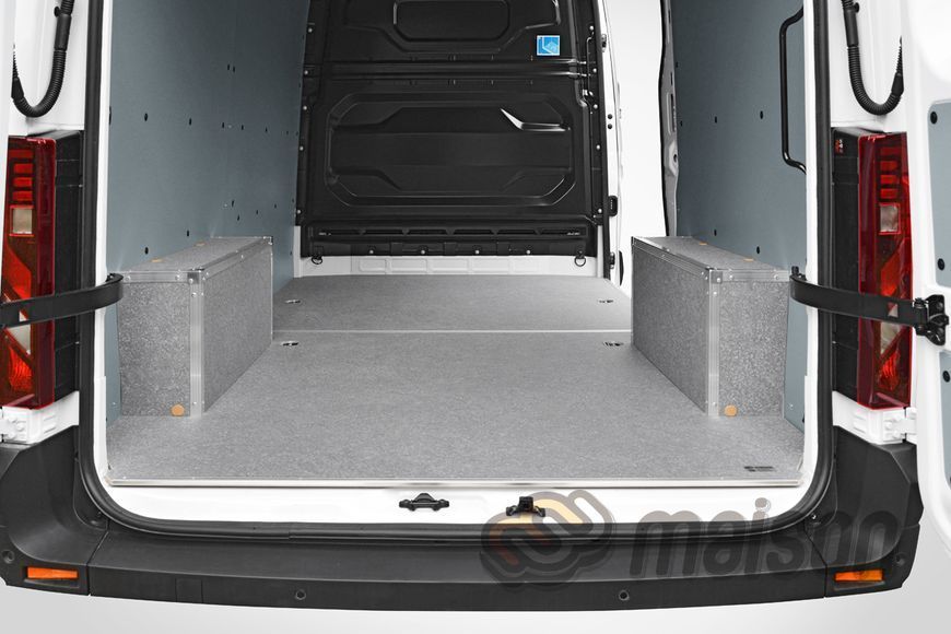 Wheel arch protection "rectangle" with aluminium frame Master 4 L2 (2 pcs, plywood)