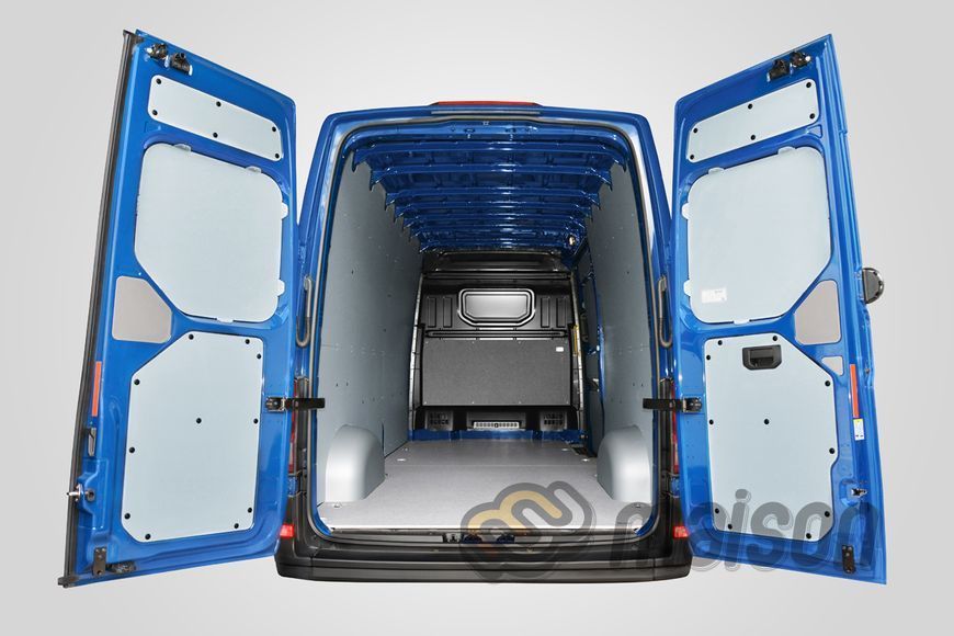 Plastic wall paneling TGE L4H3 (LR, RWD 4x4, wheelbase 4490mm, load length 4300mm), single wheel