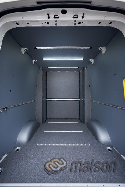 КОМПЛЕКТ 3в1 підлога + стіни + арки HDPE фургона Crafter KOMBI L3H2/H3 (MR, передній привід, середня колісна база 3640мм)