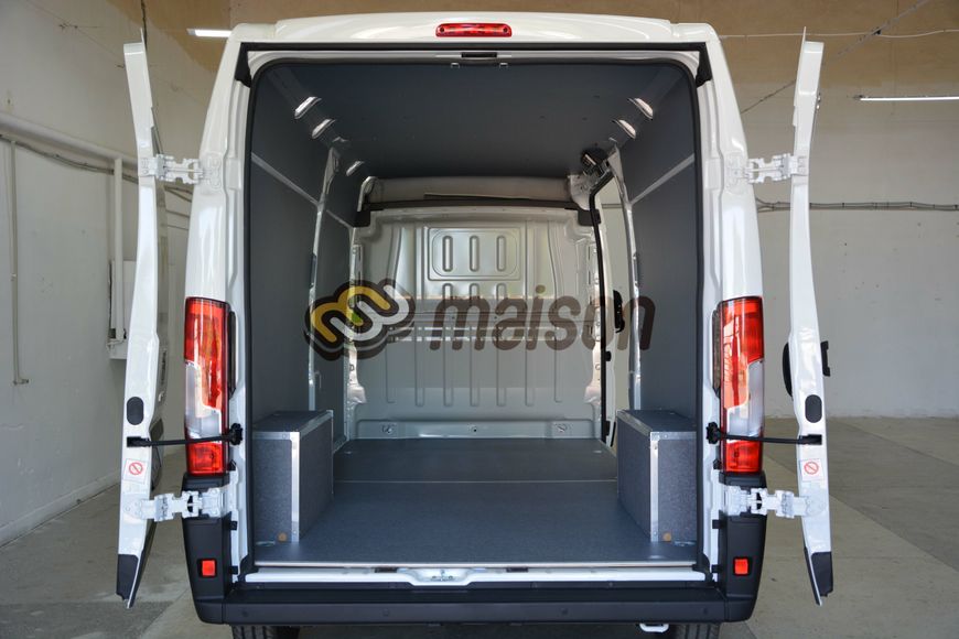 Wheel arch protection "rectangle" with aluminium frame Boxer L3 (2 pcs, plywood)