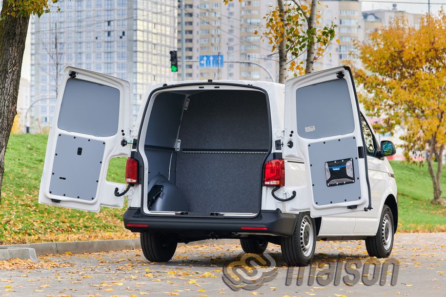 КОМПЛЕКТ 2в1 підлога + стіни фургона Transporter L2H1 Kombi (колісна база 3400мм), розпашні двері