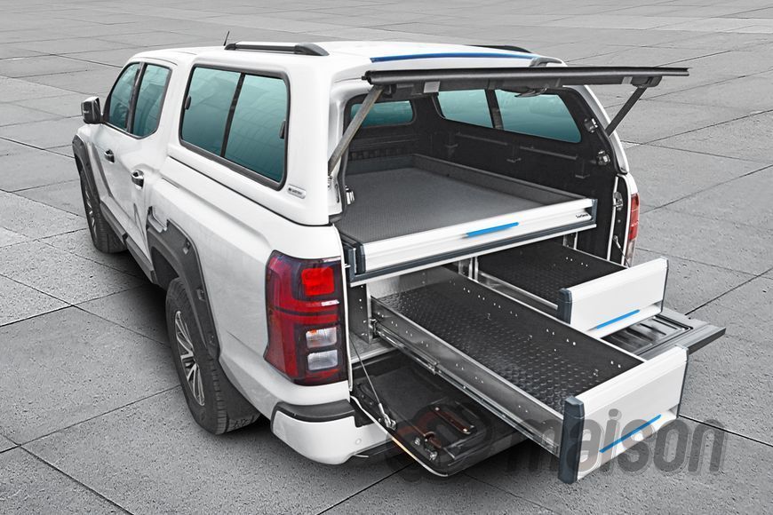 Облаштування Mitsubishi L200 із SORTIMO Jumbo-Unit