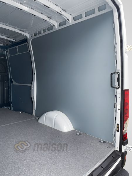Фанерна обшивка стін фургона Iveco Daily L3H2/H3 (довжина авто 6000мм, колісна база 3520мм зі звисом, довжина вантажного відсіку 3540мм, одинарні колеса), ЛАМІНОВАНА, товщина 5 мм