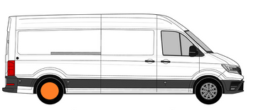 Crafter L4 (LR, задній| 4 х 4 повний привід, довга колісна база 4490мм, довжина вантажного відсіку 4300мм), одинарні колеса