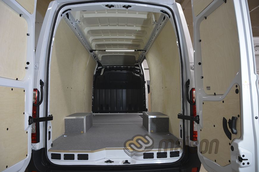 Non-laminated plywood wall paneling Movano L4H2 (RWD, wheelbase 4332mm, load length 4383mm), twin wheels, thickness 5mm