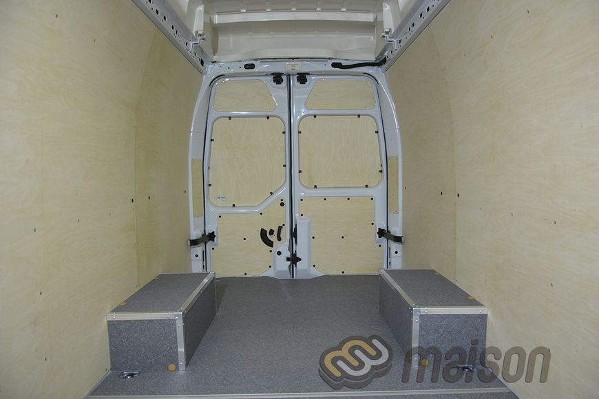 Non-laminated plywood wall paneling Movano L4H2 (RWD, wheelbase 4332mm, load length 4383mm), twin wheels, thickness 5mm