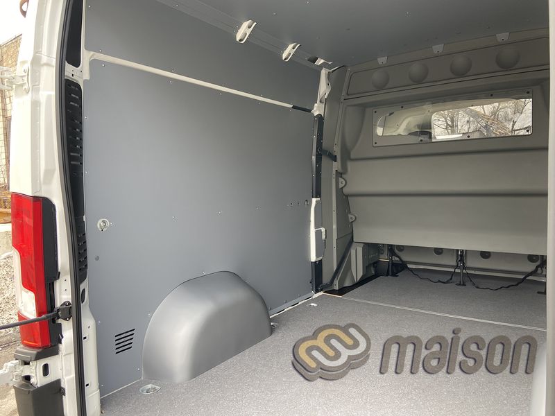 KIT 3in1 floor + walls + arches (HDPE) Movano Crew Cab L2 (wheelbase 3450mm, load length 1790mm)