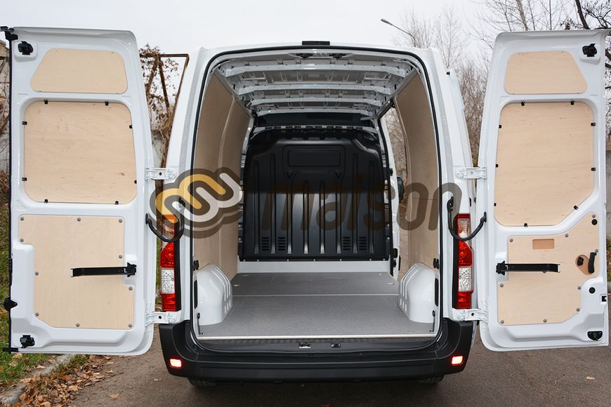Фанерна обшивка стін фургона Master L2H2 (передній привід, колісна база 3682мм, довжина вантажного відсіку 3083мм) БЕЗ ПОКРИТТЯ, товщина 5 мм
