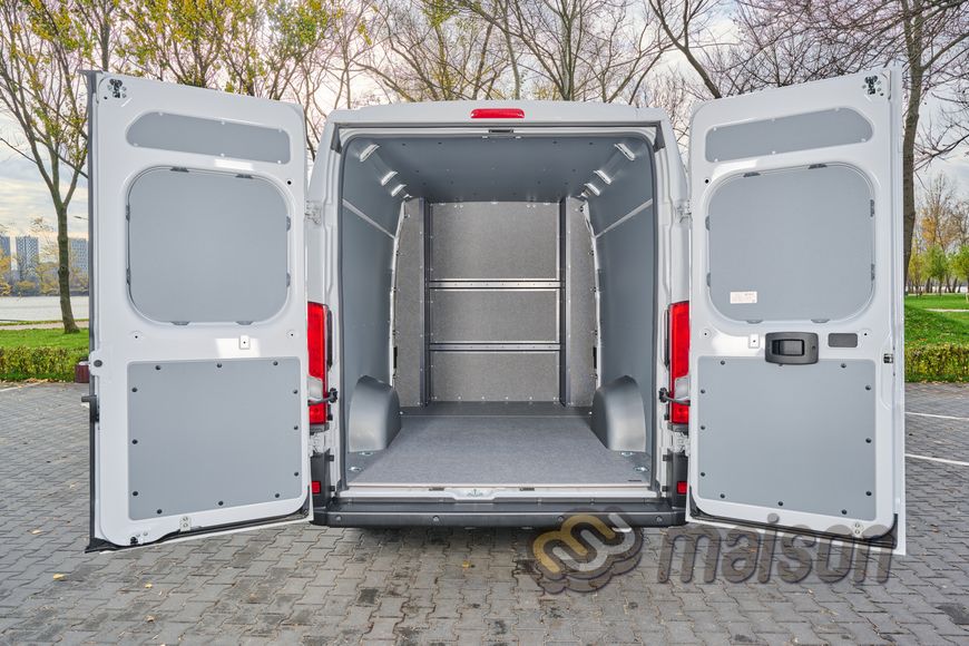 КОМПЛЕКТ 2в1 вантажного відсіку (підлога + стіни) фургона Maison Ducato Crew Cab L2 (колісна база 3450 мм, довжина вантажного відсіку 1950 мм)