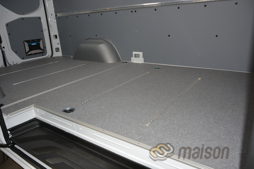 Flooring with lashing rails Sprinter new L4 extra long (RWD, wheelbase 4325mm, load length 4707mm), single wheel, cross