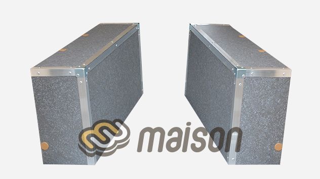 Захист колісних арок "прямокутник" з алюмінієвим каркасом Master L2 (2шт, фанера)