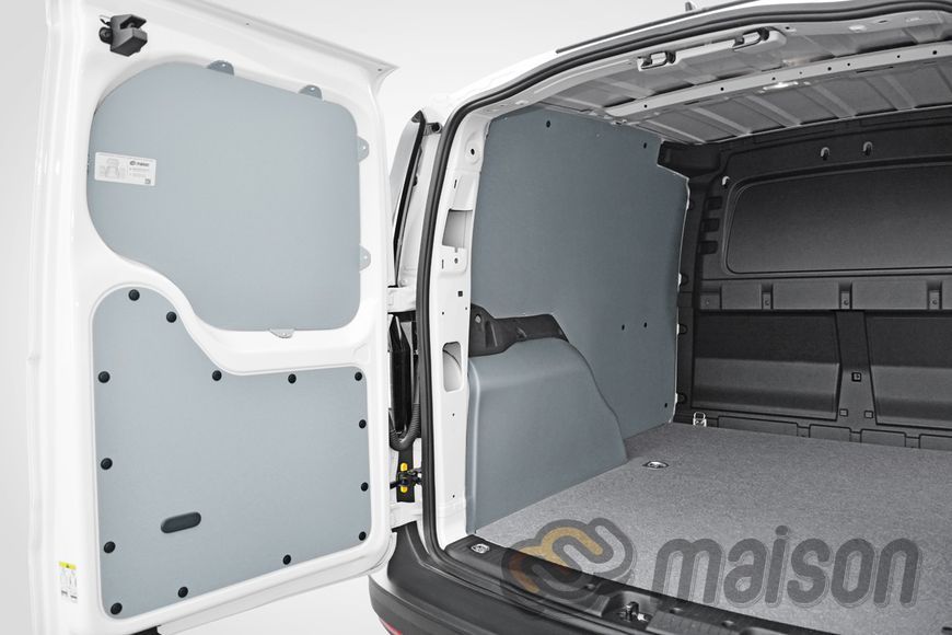 Пластикова обшивка стін фургона Caddy Cargo L1 (передній привід, колісна база 2755мм, довжина вантажного відсіку 1797мм)