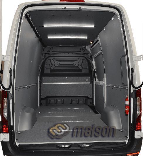Flooring with lashing rails Sprinter new L2 (RWD, wheelbase 3924mm, load length 3272mm), single wheel, cross