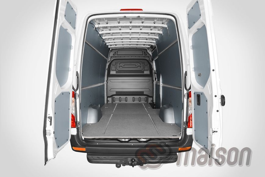 Flooring with lashing rails Sprinter new L2 (RWD, wheelbase 3924mm, load length 3272mm), single wheel, longitudinal