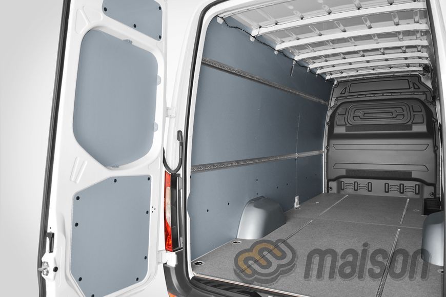 Flooring with lashing rails Sprinter new L2 (RWD, wheelbase 3924mm, load length 3272mm), single wheel, longitudinal