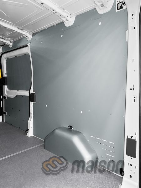 Пластикова обшивка стін фургона Transit 2T L3 передній привід (колісна база 3750мм, довжина вантажного відсіку 3494мм)