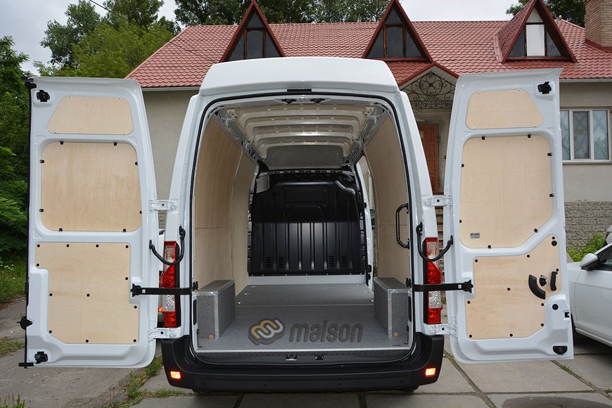 Фанерна обшивка стін фургона Movano L3H2 (передній привід, колісна база 4332мм, довжина вантажного відсіку 3733мм) БЕЗ ПОКРИТТЯ, товщина 5 мм
