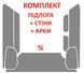 KIT 3in1 floor + walls + arches (HDPE) TGE L5H3 (LR, RWD 4x4, wheelbase 4490mm, load length 4855mm), single wheel фото 1