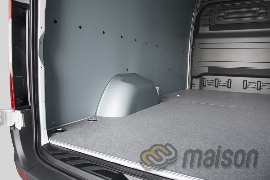 КОМПЛЕКТ 3в1 підлога+ стіни + арки (HDPE) Sprinter new L2 стандартний (передній привід, колісна база 3924 мм, довжина вантажного відсіку 3272мм), одинарні колеса