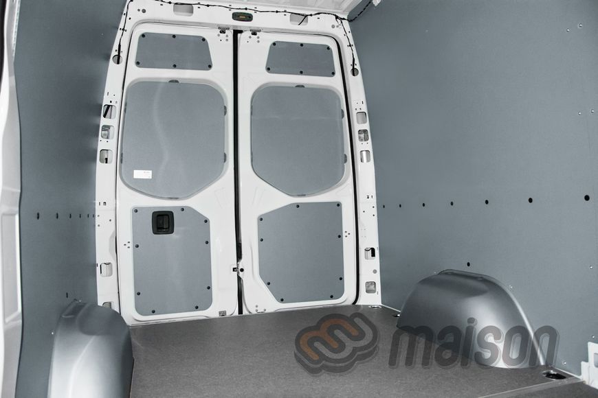 КОМПЛЕКТ 3в1 підлога+ стіни + арки (HDPE) Sprinter new L2 стандартний (передній привід, колісна база 3924 мм, довжина вантажного відсіку 3272мм), одинарні колеса