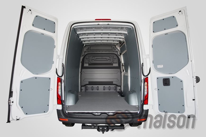 КОМПЛЕКТ 3в1 підлога+ стіни + арки (HDPE) Sprinter new L2 стандартний (передній привід, колісна база 3924 мм, довжина вантажного відсіку 3272мм), одинарні колеса