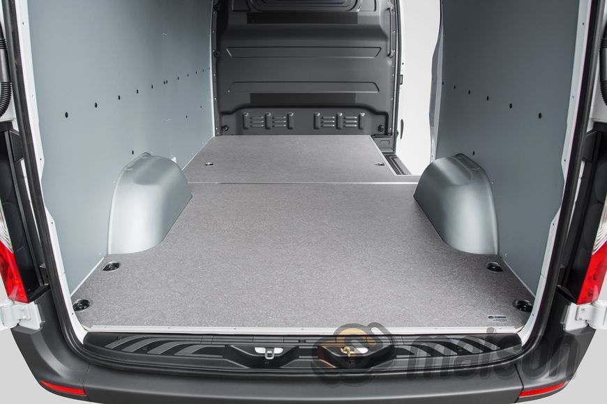 КОМПЛЕКТ 3в1 підлога+ стіни + арки (HDPE) Sprinter new L2 стандартний (передній привід, колісна база 3924 мм, довжина вантажного відсіку 3272мм), одинарні колеса