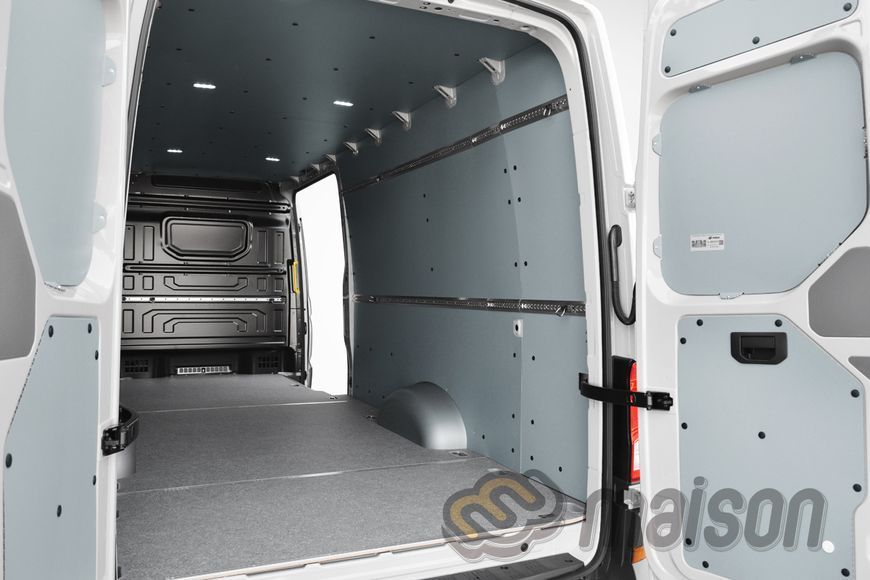 KIT 3in1 floor + walls + arches (HDPE) TGE L5H3 (LR, RWD 4x4, wheelbase 4490mm, load length 4855mm), single wheel