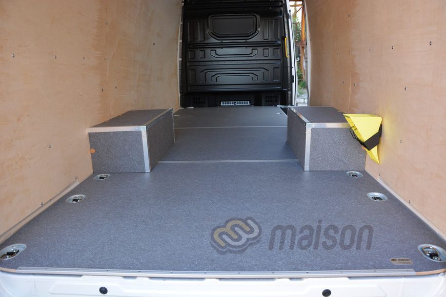 Flooring TGE L5H3 (LR, RWD 4x4, wheelbase 4490mm, load length 4855mm), twin wheels, thickness 12mm