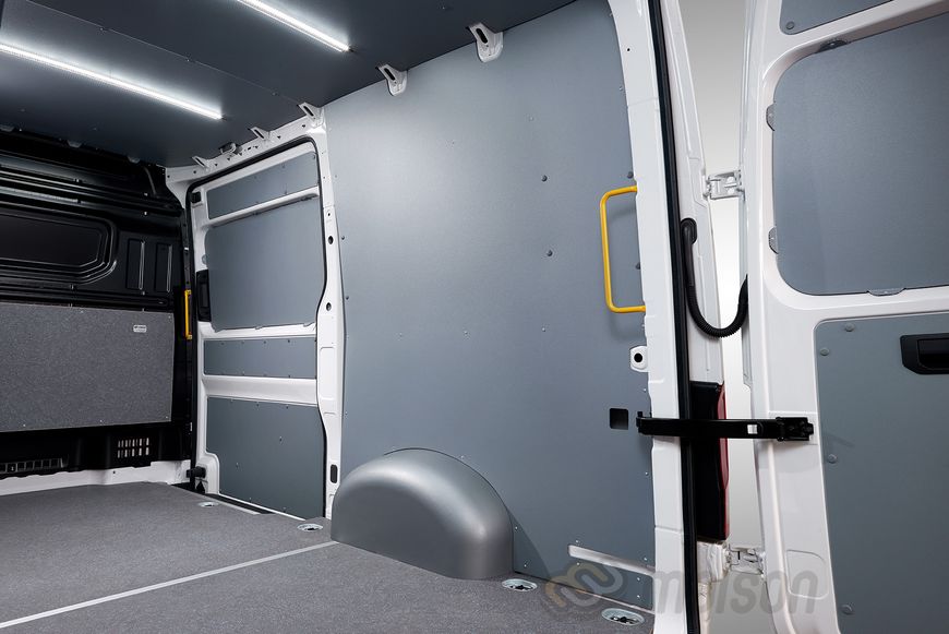 КОМПЛЕКТ 3в1 підлога + стіни + арки (HDPE) фургона Crafter L3H2/H3 (MR, передній привід, середня колісна база 3640мм, довжина вантажного відсіку 3450мм)