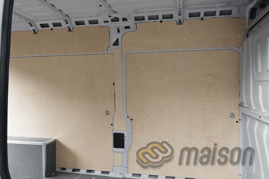 Non-laminated plywood wall paneling Movano Maxi L4 (wheelbase 4035mm, load length 4070mm), thickness 5mm