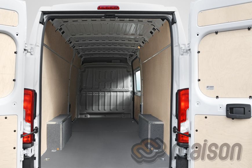 Фанерна обшивка стін фургона Movano Maxi L4 (колісна база 4035мм, довжина вантажного відсіку 4070мм) БЕЗ ПОКРИТТЯ, товщина 5 мм