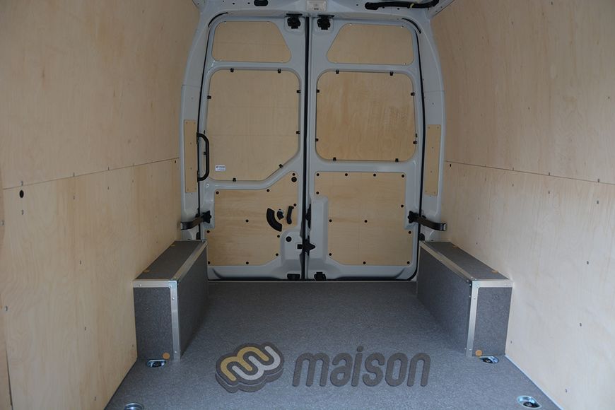 Фанерна обшивка стін фургона Movano L3H2 (задній привід, колісна база 3682мм), спарені колеса, БЕЗ ПОКРИТТЯ, товщина 5 мм