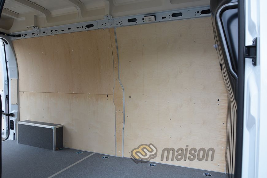 Non-laminated plywood wall paneling Movano L3H2 (RWD, wheelbase 3682mm, load length 3733mm), twin wheels, thickness 5mm