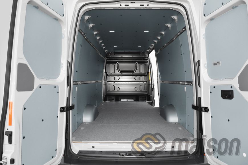 Підлогове покриття TGE L5 (LR UH, задній/повний привід 4 х 4, довга колісна база зі звисом 4490мм, довжина вантажного відсіку 4855мм), одинарні колеса, товщина 12мм